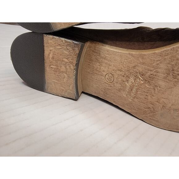 Free People Lost Valley Ankle Booties Size 39/9 Bohemian Festival Strappy Hippie - Picture 9 of 11